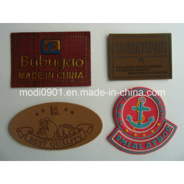 Geprägte Tags / Logo Leder Etiketten / Leder Patches für Jeans Leder Etiketten